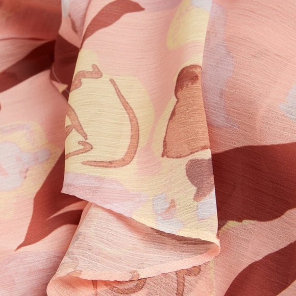 NWT TED BAKER LONDON Pegaia Sleeve Detail Mini Dress on Coral, size US 6 - Picture 7 of 15